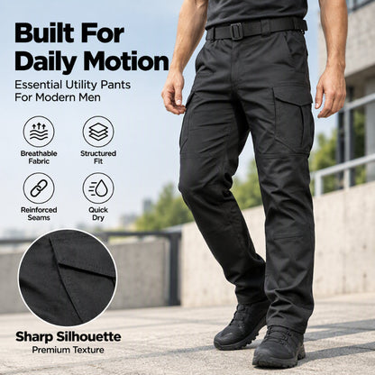 👖 Hands-Free Storage, Rugged Long-Wearing Comfort | Men's Multi-Pocket Durable Cargo Pants