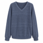 👚 Flattering Neckline, Easy Everyday Comfort | Women's Casual Long Sleeve V-Neck Top