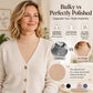 🧶 Easy Layering, Textured Comfort | Women's Versatile Ribbed Knit Fake Collar
