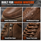 🥾 Toasty Coziness, Sturdy Grounded Comfort | Men's Winter High Top Snow Boots Thickened Thick Sole Warm Shoes