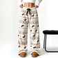 👖 Retro Charm, Toasty Cloud-Soft Comfort | Women's Vintage Warm Cozy Wide-Leg Pants