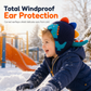Cute Toddler Kids Dinosaur Knit Beanie Hat Winter Thick Warm Windproof Earflap Cap for Boys and Girls