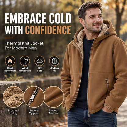 🧥 Toasty Lined Warmth, Cozy Hooded Coverage | Men's Casual Hooded Jacket with Warm Lining