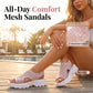 ⏳Last-Day Discount🔥🔥Women's Breathable Mesh Sandals with Thick Soles and Arch Support