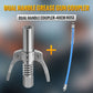 High Pressure Dual Handle Grease Gun Coupler-10