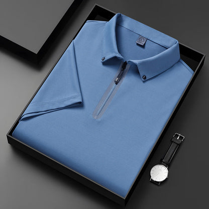 🔥Premium Ice Silk Polo Shirt για άνδρες, γρήγορο στέγνωμα και αναπνέει🔥 (Αγοράστε 2 δωρεάν αποστολή)