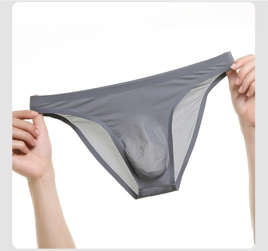 Slip sexy trasparenti ultra-sottili in seta di ghiaccio senza cuciture