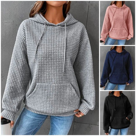 ✨Venta caliente✨Plain Casual Sudadera con capucha