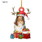 Juletre Valp Anheng Ornament