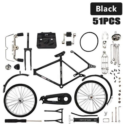 🔥 (Tidligt juleudsalg - SPAR 48% RABAT)-DIY cykelmodelskala🔥