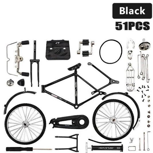 (Early Christmas Sale-AHORRA 48% OFF)-Escala de modelo de bicicleta de bricolaje