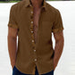 Sommers chluss verkauf-Herren Casual Plaid Collar Button Shirt