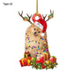 Juletre Valp Anheng Ornament