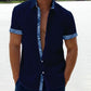 Summer Sale -Men's Casual Plaid Collar Button Shirt