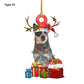 Juletre Valp Anheng Ornament